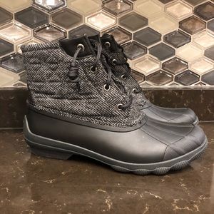 Sperry Duck Boot Herringbone